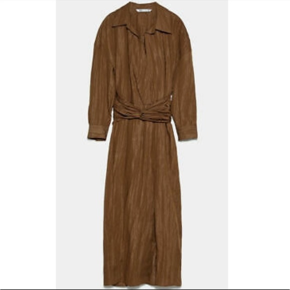 LONG DRAPED DRESS - Picture 8 of 9